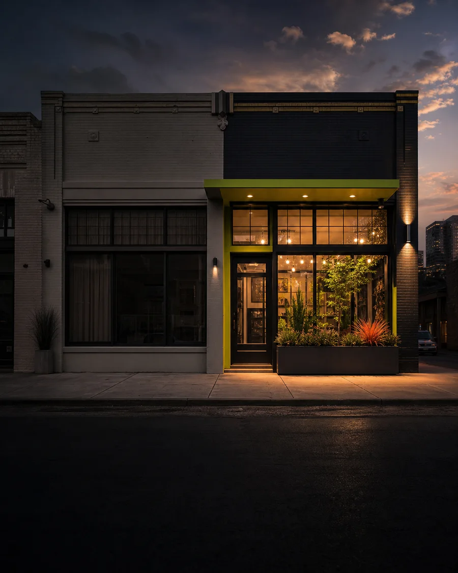 Campaign presentation for a local storefront